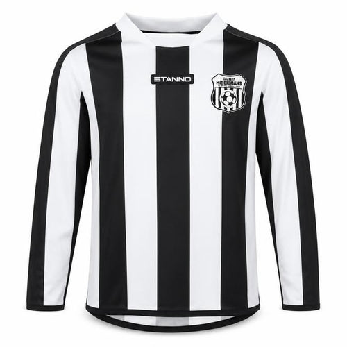 Stanno Boys Black White Long Sleeve Football Jersey Shirt Size 12 Years