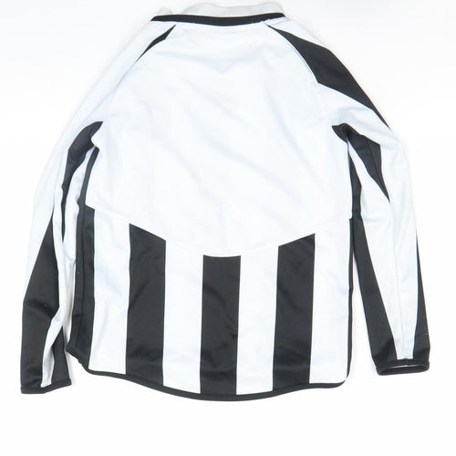 Stanno Boys Black White Long Sleeve Football Jersey Shirt Size 12 Years
