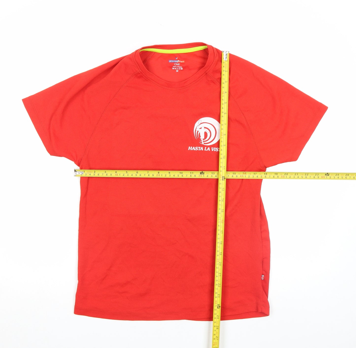 Promostars Chill Men's Red Short Sleeve Sports Graphic T-Shirt M