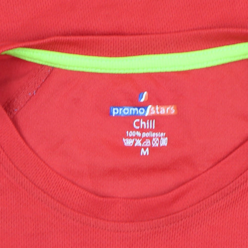 Promostars Chill Men's Red Short Sleeve Sports Graphic T-Shirt M