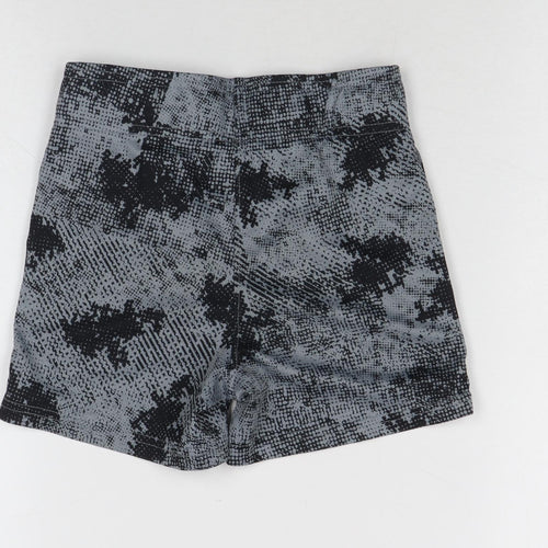 Champion Girls Grey Black XS (5/6) Biker Shorts 100% Polyester Activewear