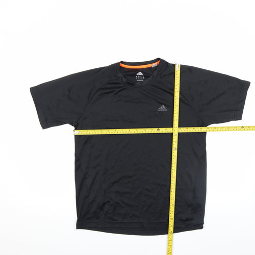 adidas Men's Black Climalite Short Sleeve Athletic T-Shirt Size M