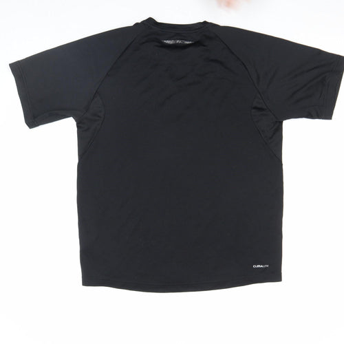 adidas Men's Black Climalite Short Sleeve Athletic T-Shirt Size M
