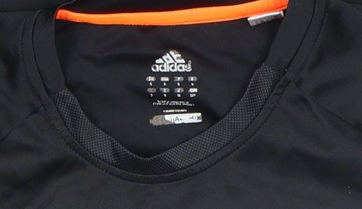 adidas Men's Black Climalite Short Sleeve Athletic T-Shirt Size M