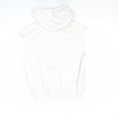 Stranger Things Hawkins H White Sleeveless Hoodie Men’s M