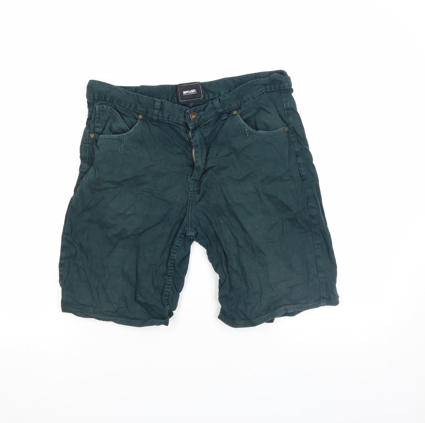 Rip Curl Men's Green Cotton Cargo Shorts Size 32