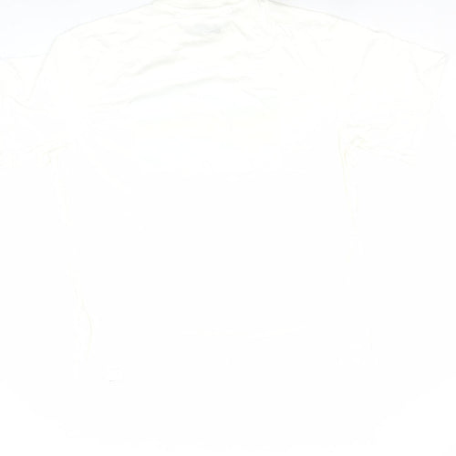 Pull&Bear Men’s White Los Angeles Graphic Short Sleeve T-Shirt M