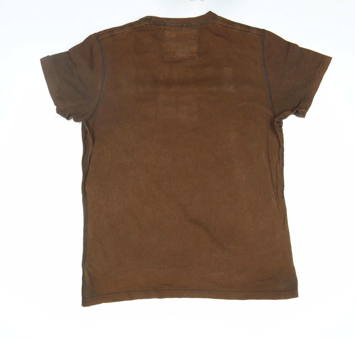 Abercrombie & Fitch Men's Brown Logo Muscle Fit T-Shirt Size L