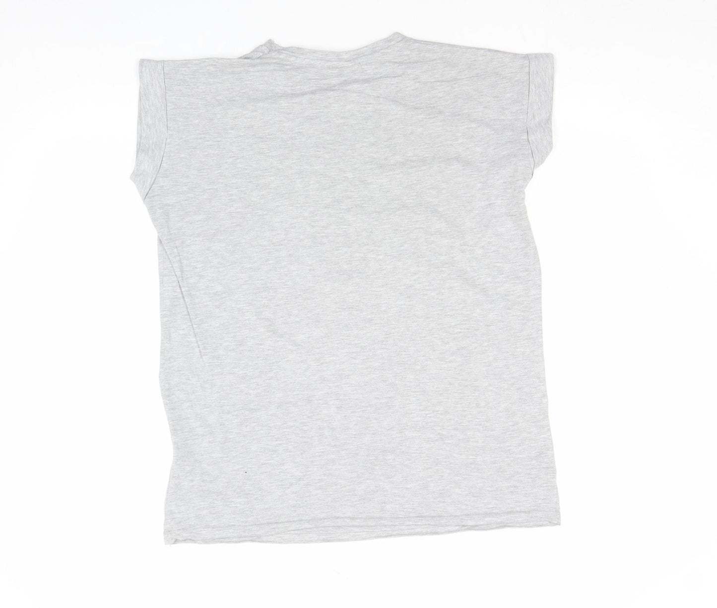 Despicable Me Women's Grey T-Shirt Size 12 It's So Fluffy Crew Neck