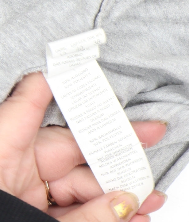 Despicable Me Women's Grey T-Shirt Size 12 It's So Fluffy Crew Neck