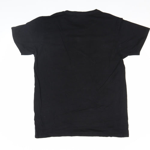 Moda Bandidos Men's Black XL Space Astronaut Graphic T-Shirt