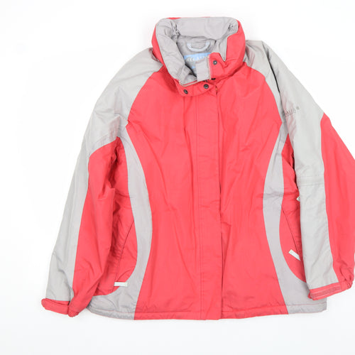 Regatta Women's Red Waterproof Rain Coat Jacket Size 16