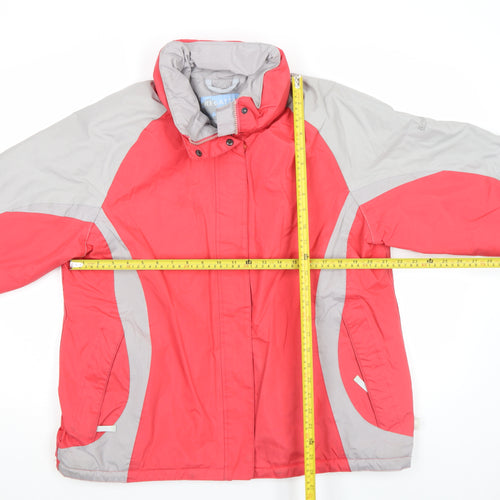 Regatta Women's Red Waterproof Rain Coat Jacket Size 16