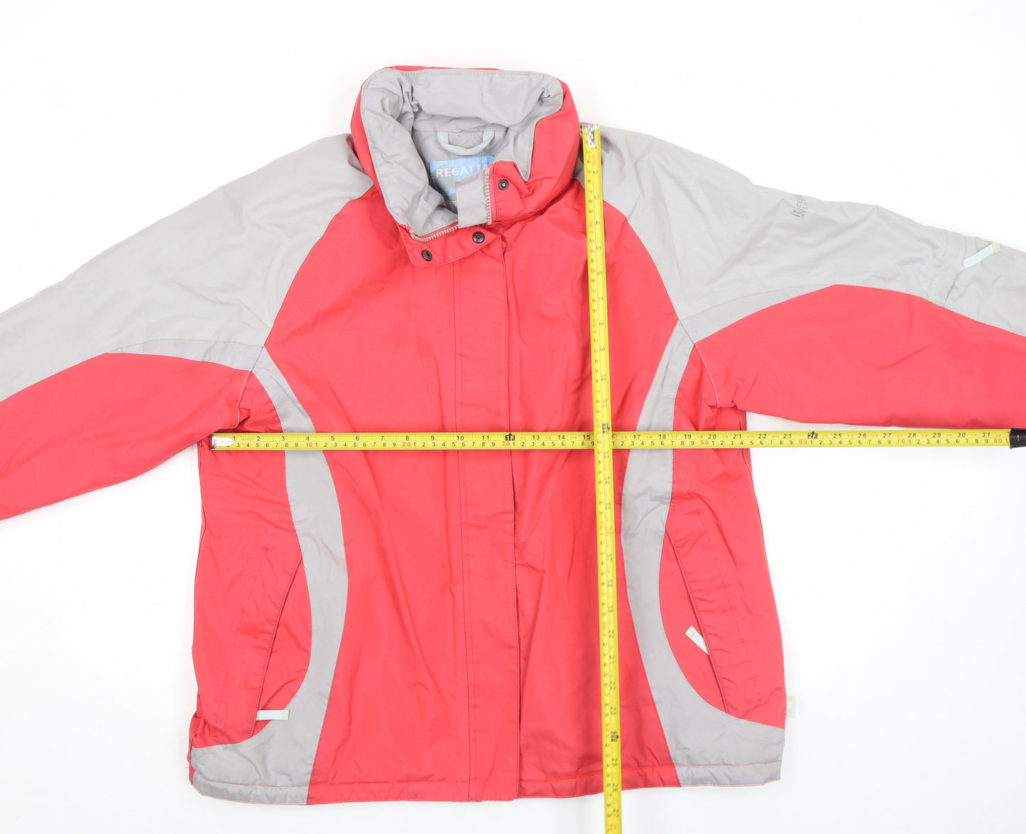 Regatta Women's Red Waterproof Rain Coat Jacket Size 16
