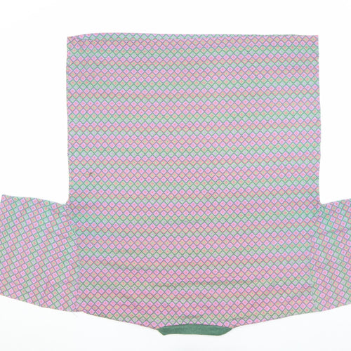 River Mountain Men's Multicoloured Geometric Retro T-Shirt L