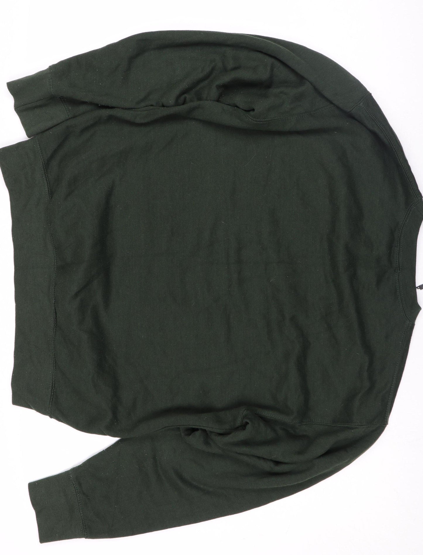 PrettyLittleThing Unisex Green Crew Neck Graphic Sweatshirt M