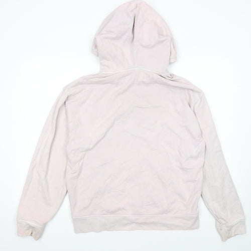 Levi's Women Pink Full Zip Hoodie Size L 100% Cotton Casual