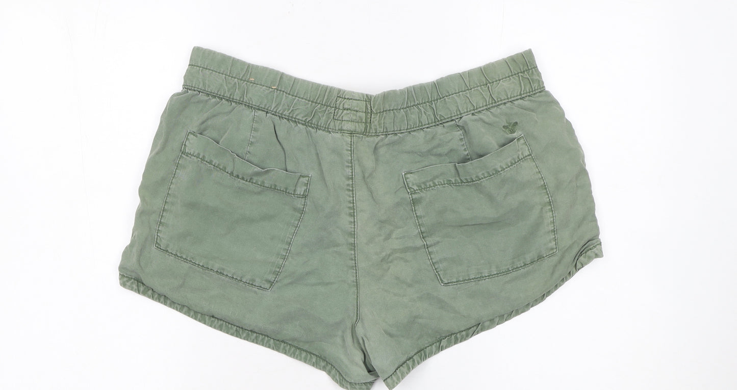 American Eagle Outfitters Women’s Green Lyocell Shorts Size L