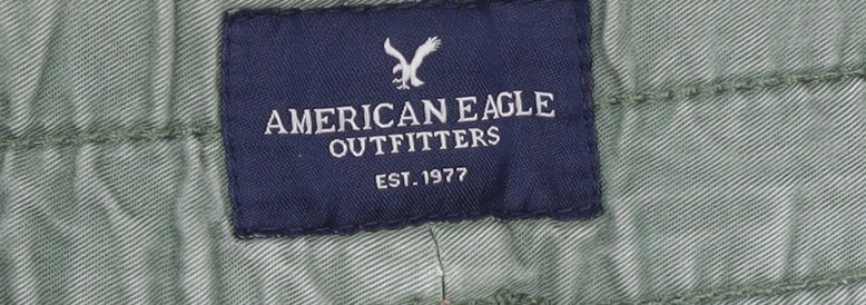 American Eagle Outfitters Women’s Green Lyocell Shorts Size L