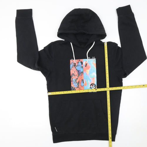 Saint + Sinner Men's Black Pullover Hoodie Size S Graphic Print