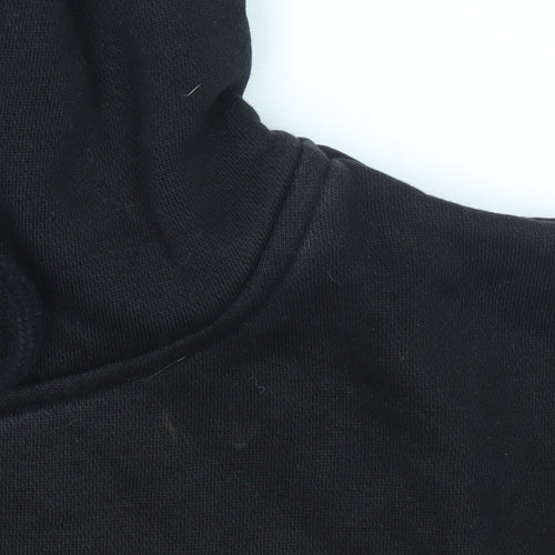 Pink Dolphin Men’s Black Pullover Hoodie S Graphic Logo Fleece