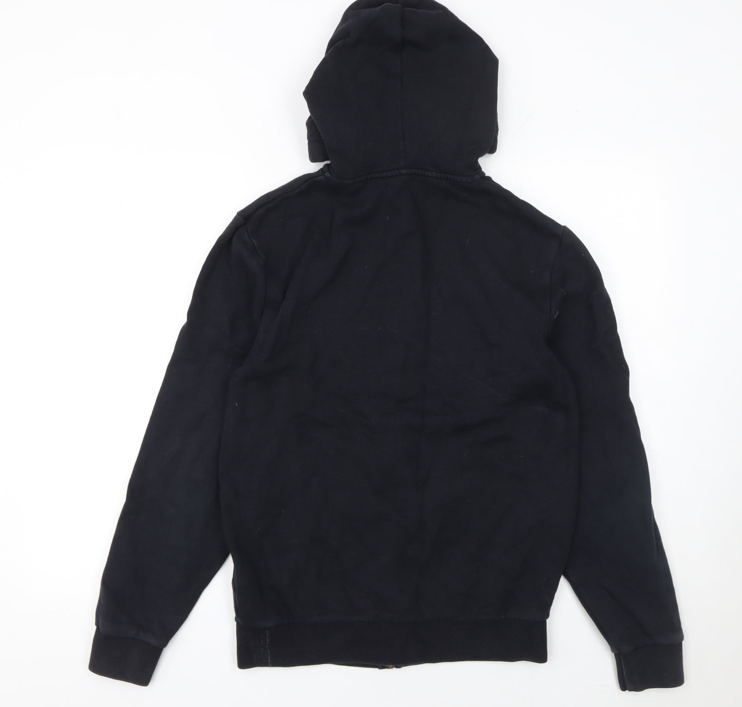 Jack Wills Men’s Black Full Zip Hoodie Size S Cotton Blend
