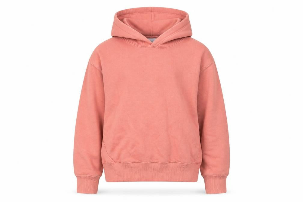 Zara Girls Pink Pullover Hoodie Size 7 Years Cotton Blend Casual