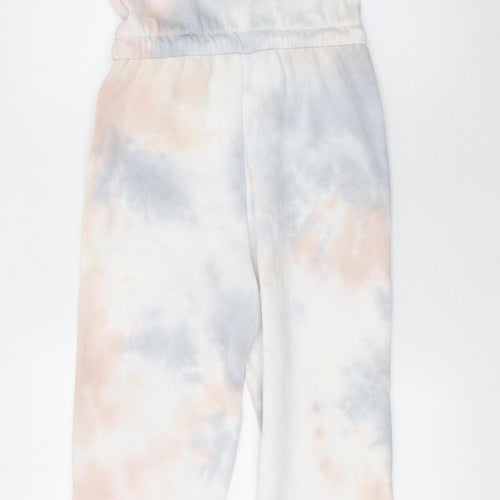 Hippie Rose Womens Tie Dye Jumpsuit Small Multicoloured Sleeveless Lounge Romper