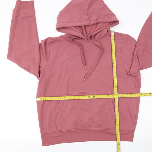 90 Degree by Reflex Womens Pink Pullover Hoodie XL Polyester Blend