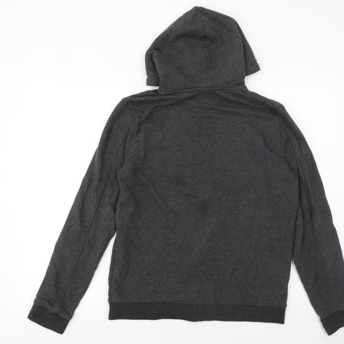 Guess Men’s Grey Full Zip Hoodie Size L – Los Angeles 1981 Logo
