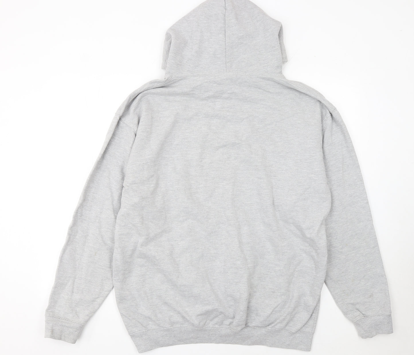 Just Hoods AWDis Women's Grey Harry Styles Graphic Pullover Hoodie XL
