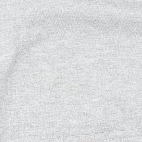 Just Hoods AWDis Women's Grey Harry Styles Graphic Pullover Hoodie XL