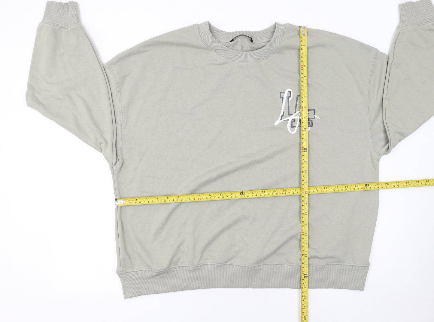 Dunnes Stores Women’s Grey LA Logo Pullover Sweatshirt Large