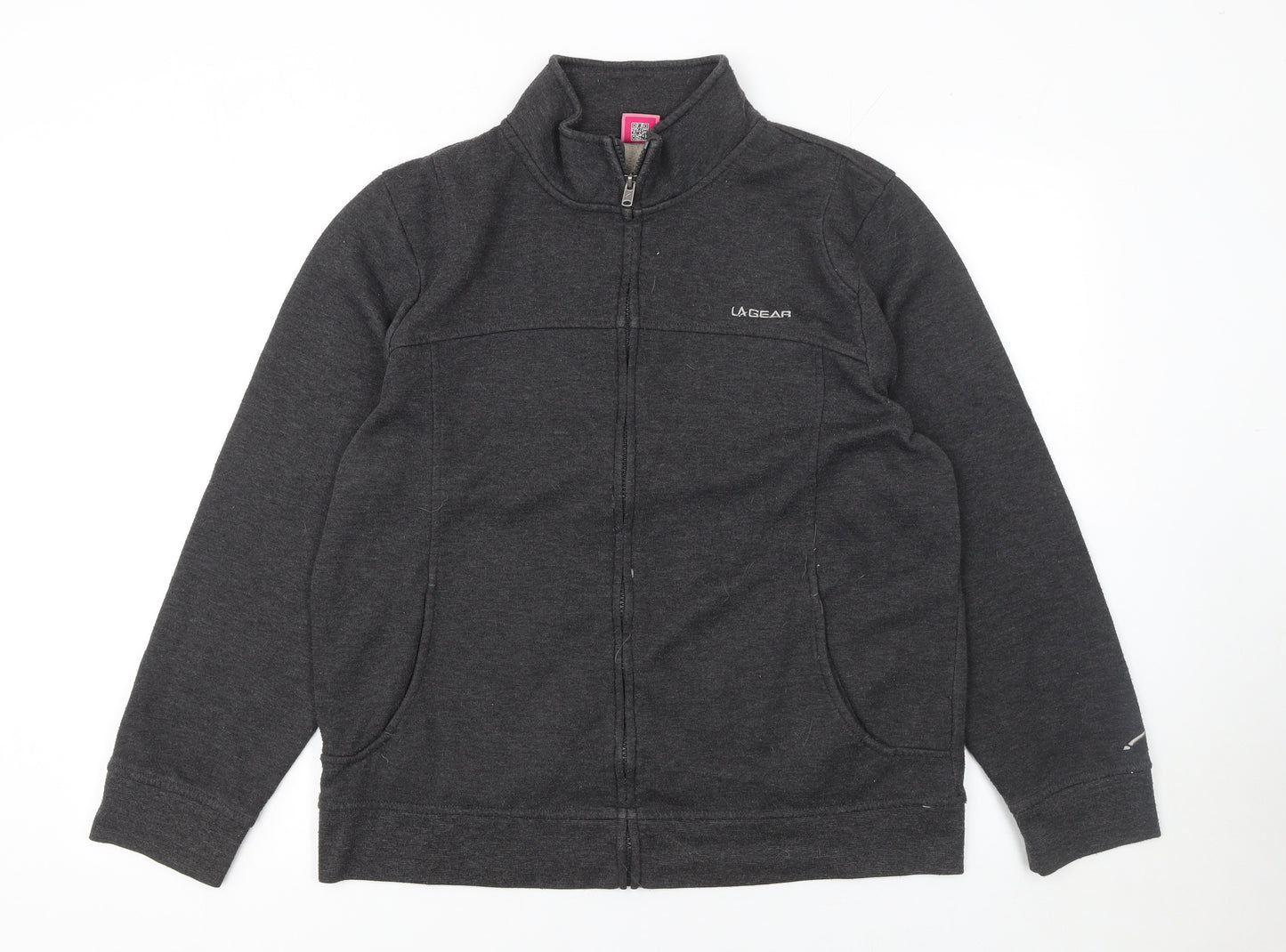 LA Gear Women's Black Size 18 Full Zip Sweatshirt Jacket