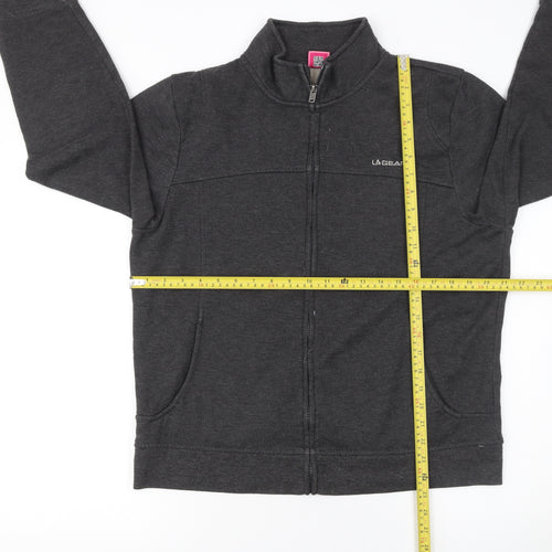 LA Gear Women's Black Size 18 Full Zip Sweatshirt Jacket