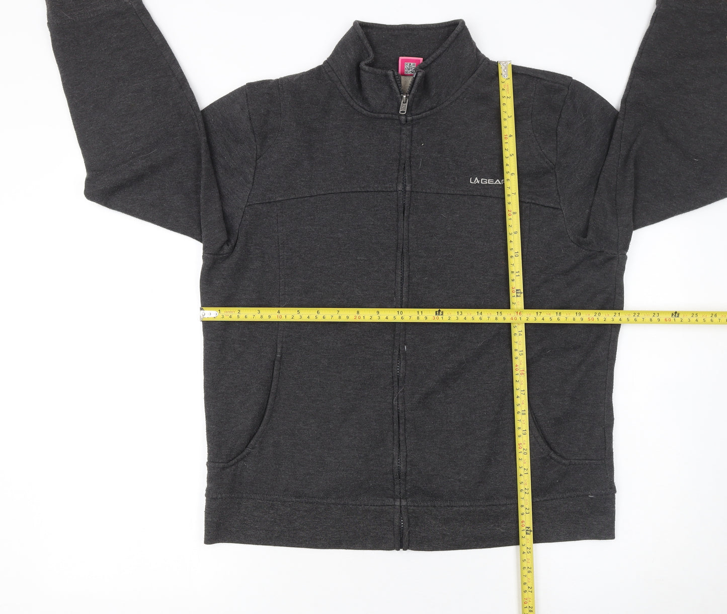 LA Gear Women's Black Size 18 Full Zip Sweatshirt Jacket