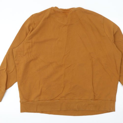 Simply Be Women’s Brown Paisley Graphic Pullover Sweatshirt Size 22