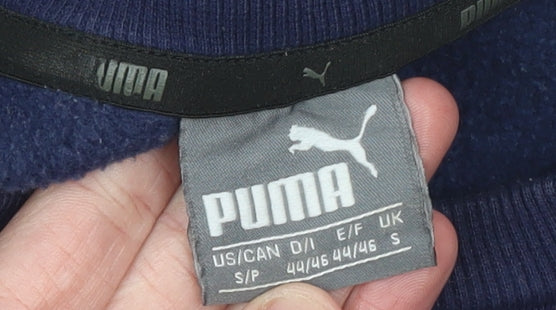 Puma Men's Blue Crew Neck Pullover Sweatshirt Size S