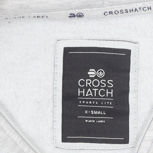 Crosshatch Womens Grey Full Zip Hoodie XS Sports Lite