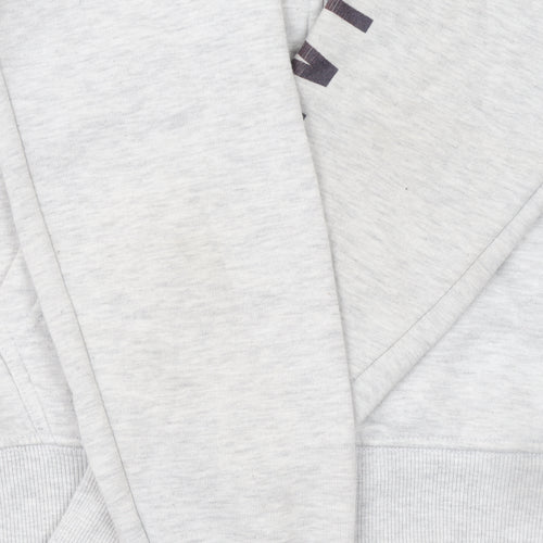 Crosshatch Womens Grey Full Zip Hoodie XS Sports Lite