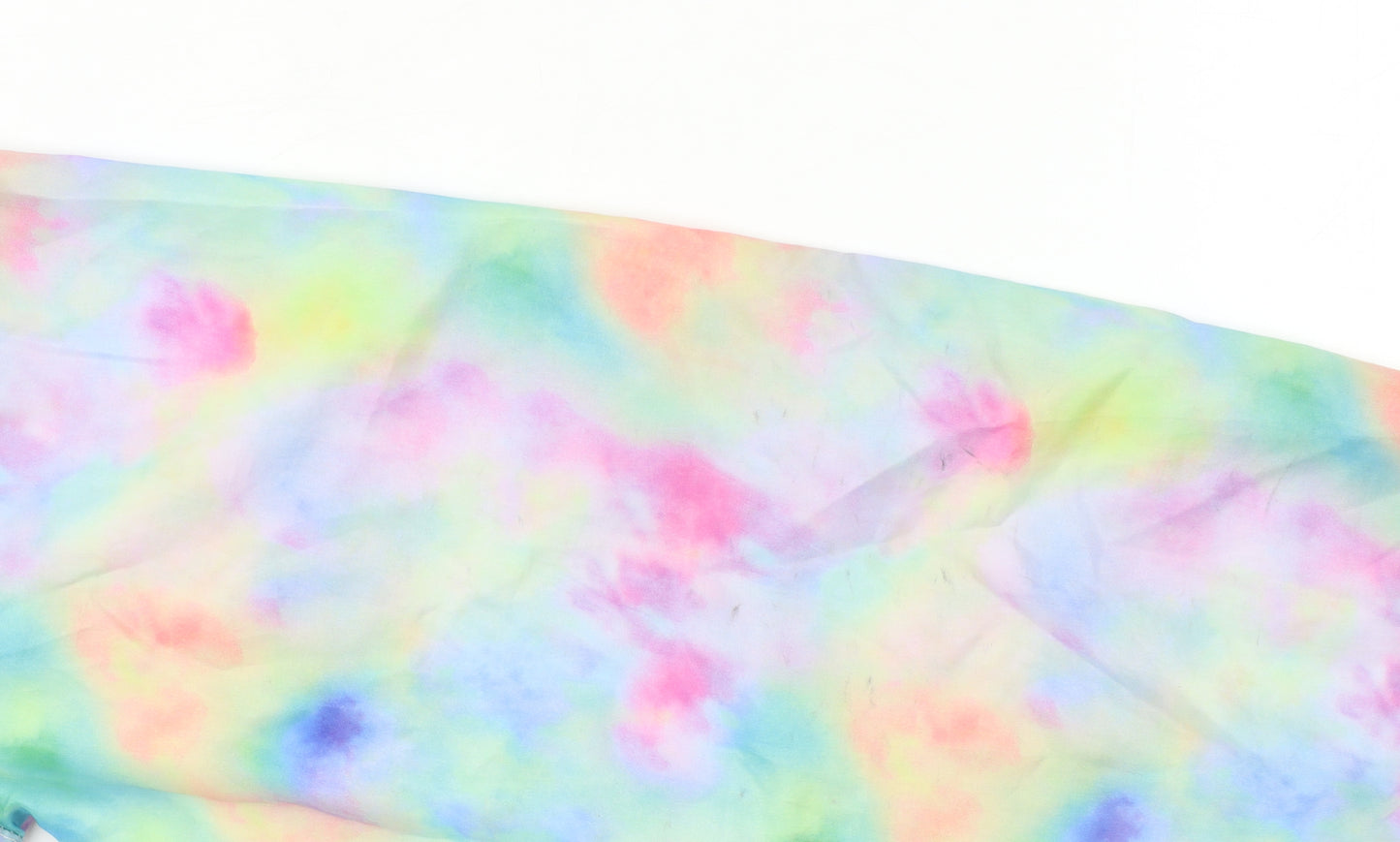 Brave Soul Womens Multicoloured Tie-Dye Hooded Windbreaker Jacket Size 12
