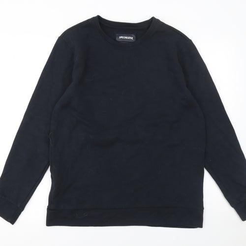 Specialized Mens Black Medium Pullover Sweatshirt Cotton Blend