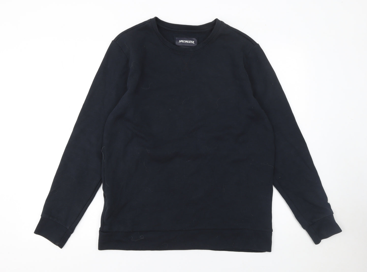 Specialized Mens Black Medium Pullover Sweatshirt Cotton Blend