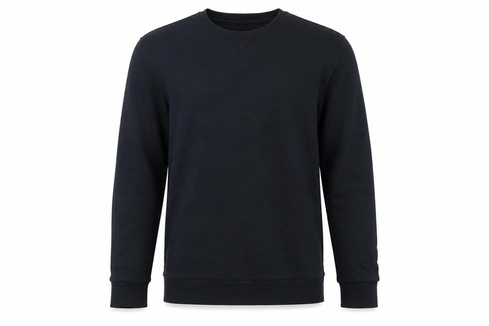 Front view of Specialized men’s black medium pullover sweatshirt cotton blend