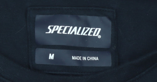Specialized Mens Black Medium Pullover Sweatshirt Cotton Blend