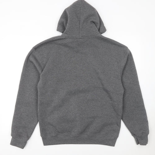 Teepee Mens Grey Vancouver Pullover Hoodie Small Fleece Graphic