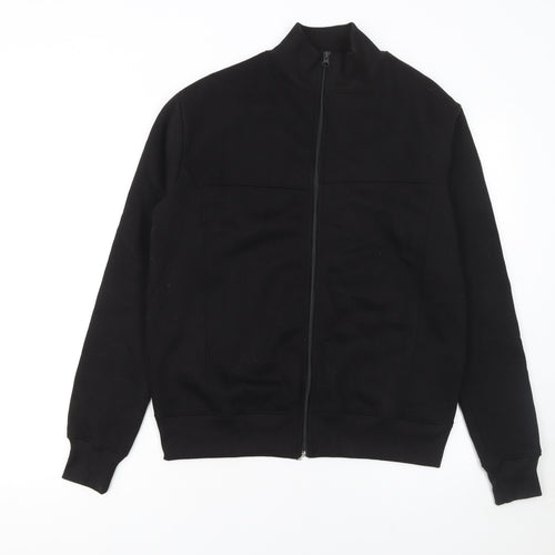 PrettyLittleThing Women's Black Full Zip Sweatshirt XS Classic Fit