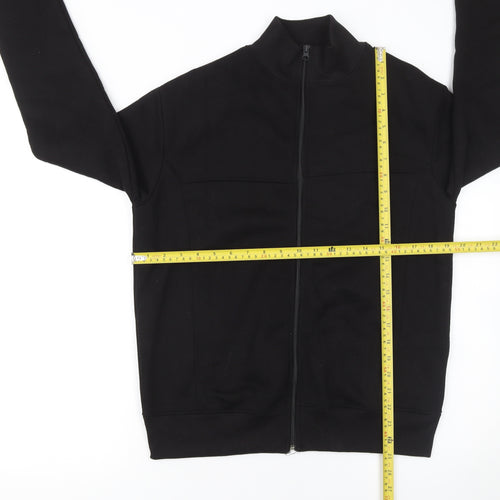 PrettyLittleThing Women's Black Full Zip Sweatshirt XS Classic Fit