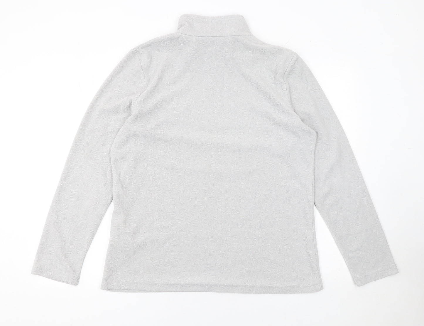 Regatta Women’s Grey Fleece 1/4 Zip Pullover Sweatshirt UK 14