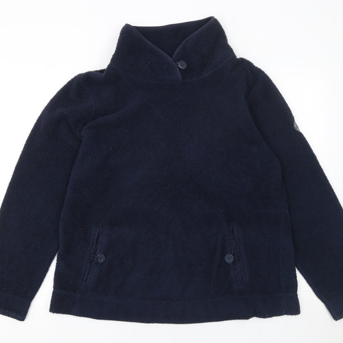 Regatta Great Outdoors Women Navy Fleece Pullover Sweatshirt UK 16